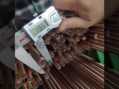 Barras de bronce de berilio BrB2 según GOST 15835 Tamaño 3mm 10mm 20mm 50mm 60mm