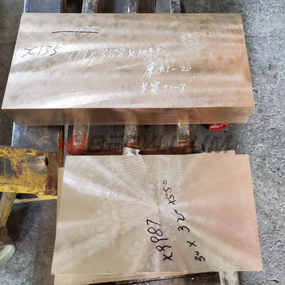 CuBe2 Copper Beryllium Sheet Metal Standard ASTM B194 For Electrical Application